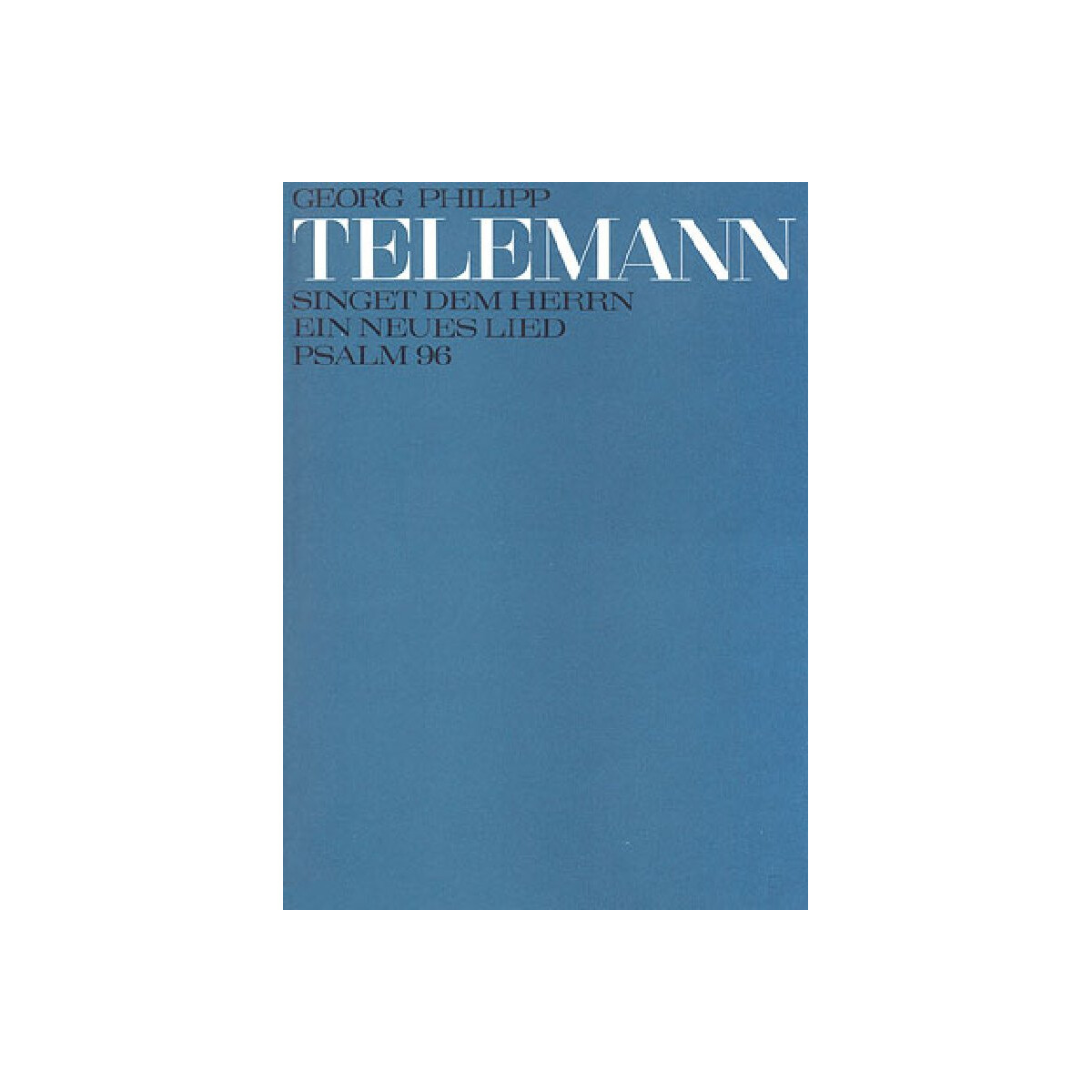 Singet dem Herrn ein neues Lied