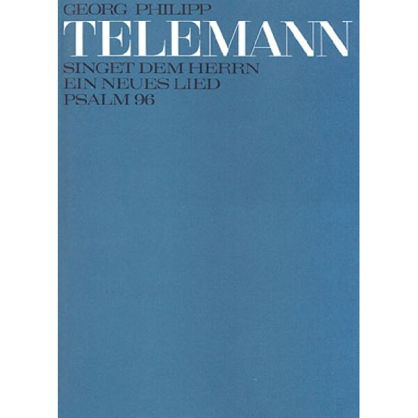 Singet dem Herrn ein neues Lied