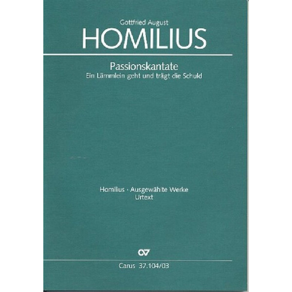 Ein Lämmlein geht und trägt die Schuld HoWV I.2