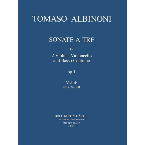 Sonate a tre op.1 Band 4 (Nr.10-12)