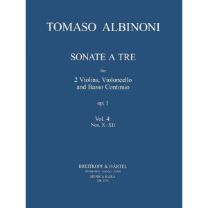 Sonate a tre op.1 Band 4 (Nr.10-12)