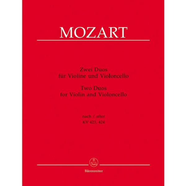 2 Duos nach KV423 und KV424 für Violine
