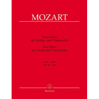 2 Duos nach KV423 und KV424 für Violine