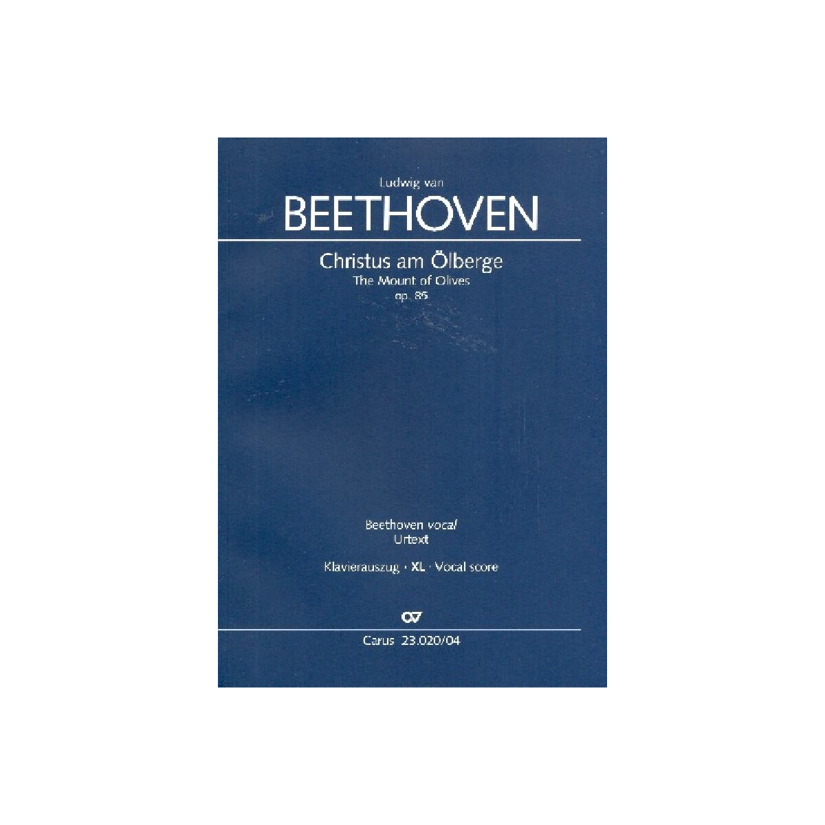 Christus am &Ouml;lberge op.85