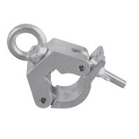 Eurolite TPC-51 clamp with eyelet, silver