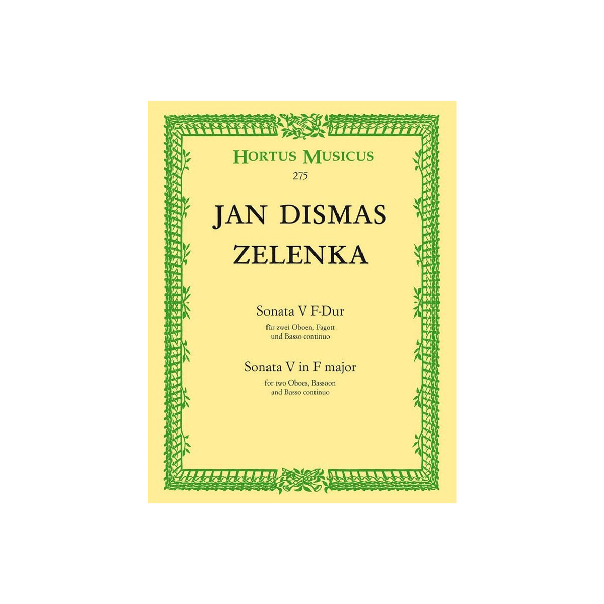 Sonate F-Dur Nr.5 für 2 Oboen, box