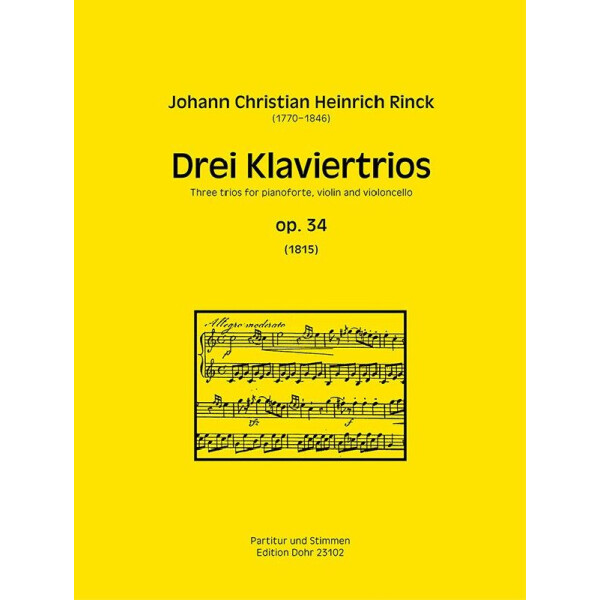 3 Klaviertrios op.34