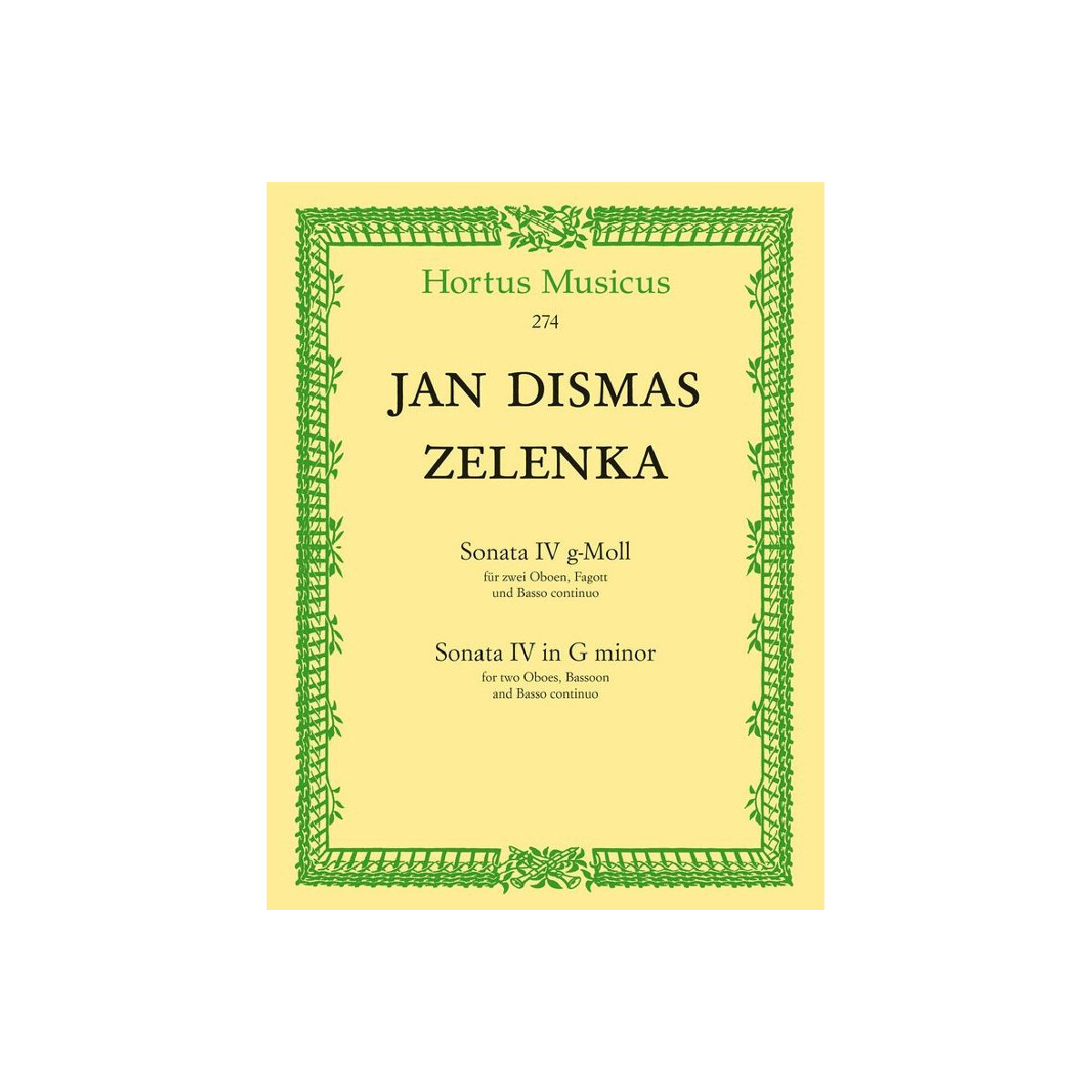 Sonate g-Moll Nr.4 für 2 Oboen, box