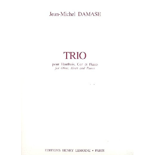 Trio pour hautbois, cor et piano