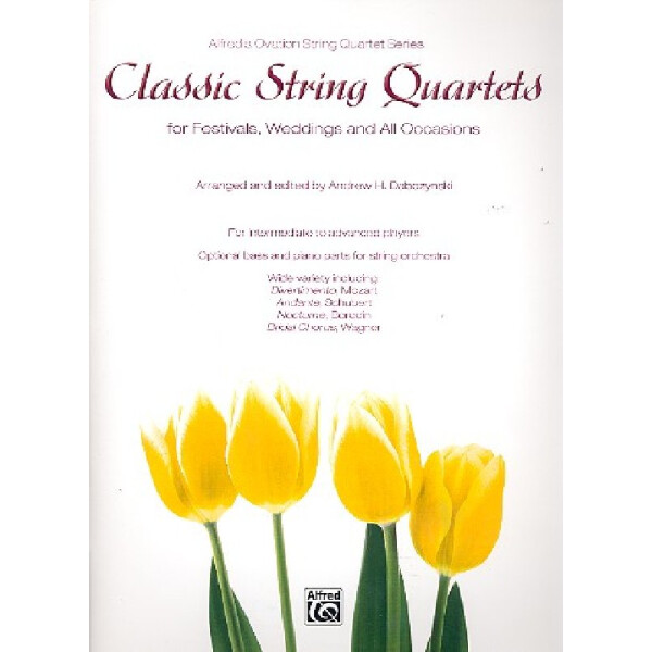 Classic String Quartets for 2 violins,