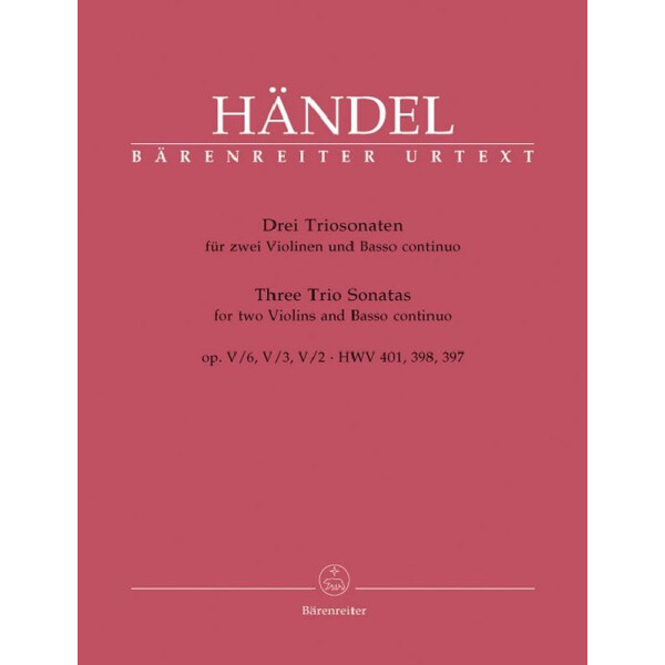 3 Triosonaten aus op.5 für