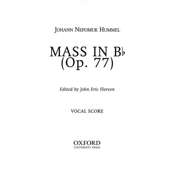 Messe B-Dur op.77