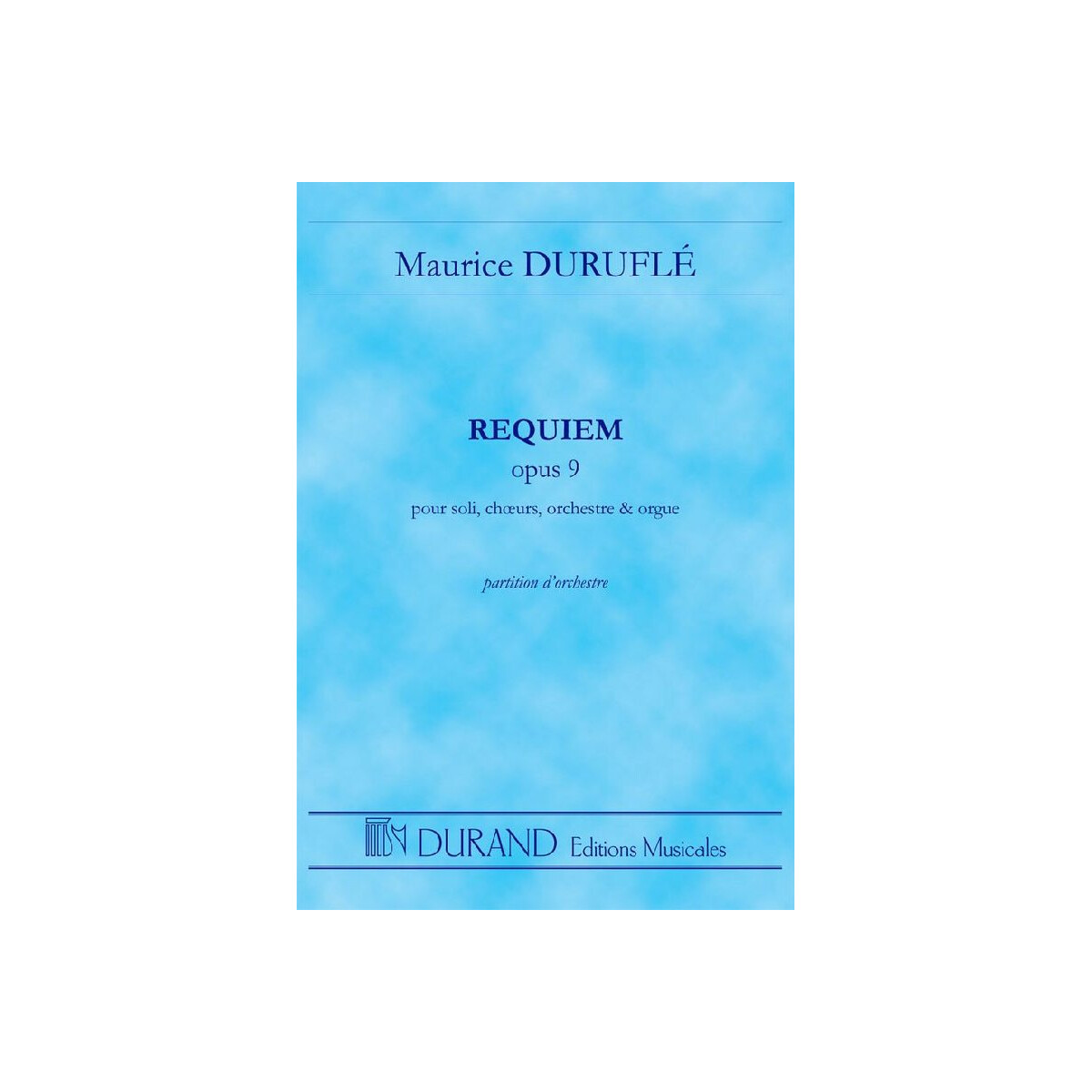 Requiem op.9 pour soli, choeurs,