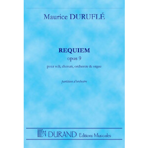 Requiem op.9 pour soli, choeurs,