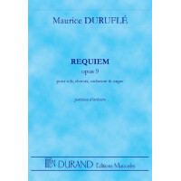 Requiem op.9 pour soli, choeurs,