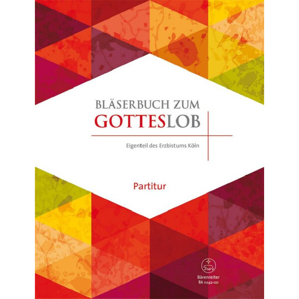 Bläserbuch zum Gotteslob Diözese Köln