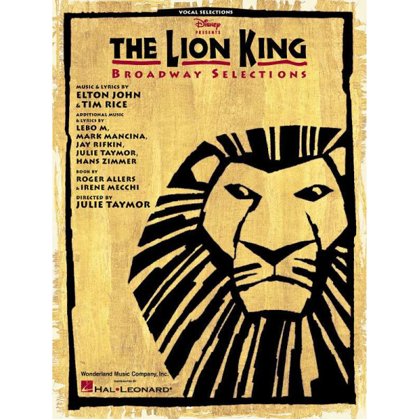 The Lion King Broadway Selections