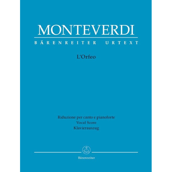 LOrfeo Klavierauszug (it)