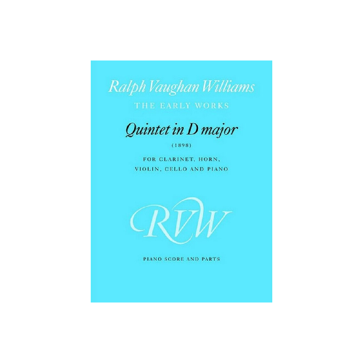 Quintet D major for clarinet, box