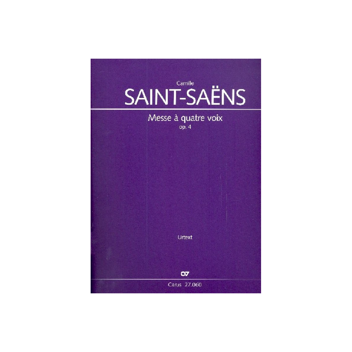 Messe à 4 voix op.4