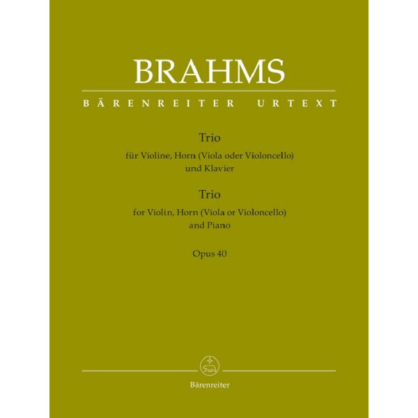 Trio op.40 für Violine, Horn (Viola/