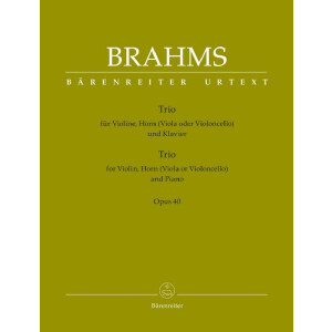 Trio op.40 f&uuml;r Violine, Horn (Viola/