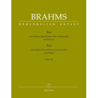 Trio op.40 für Violine, Horn (Viola/