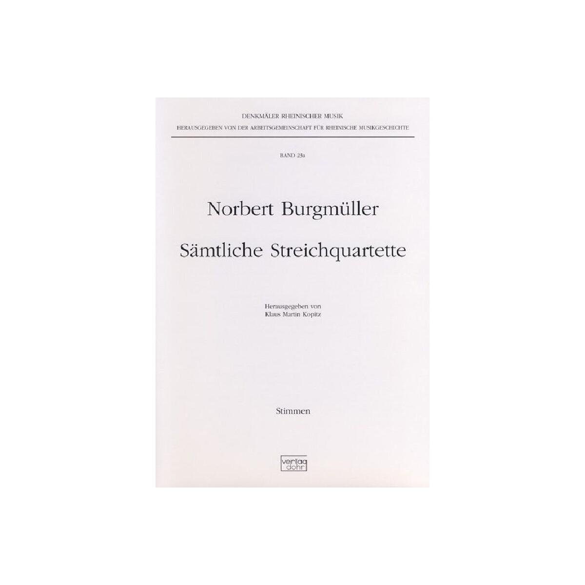 Sämtliche Streichquartette box