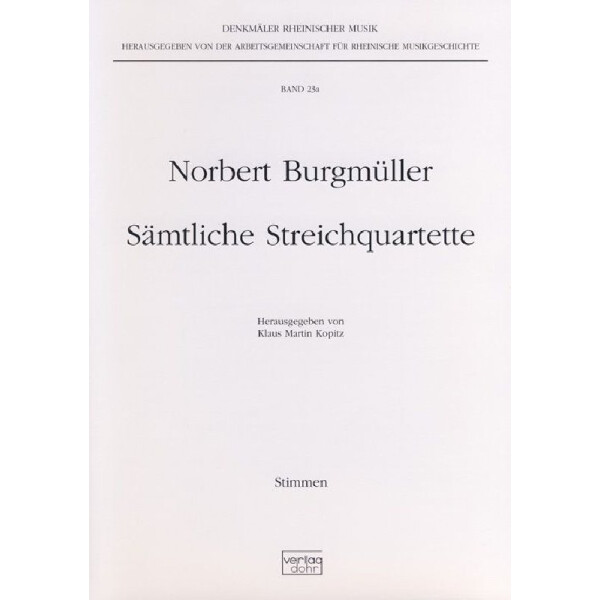 Sämtliche Streichquartette