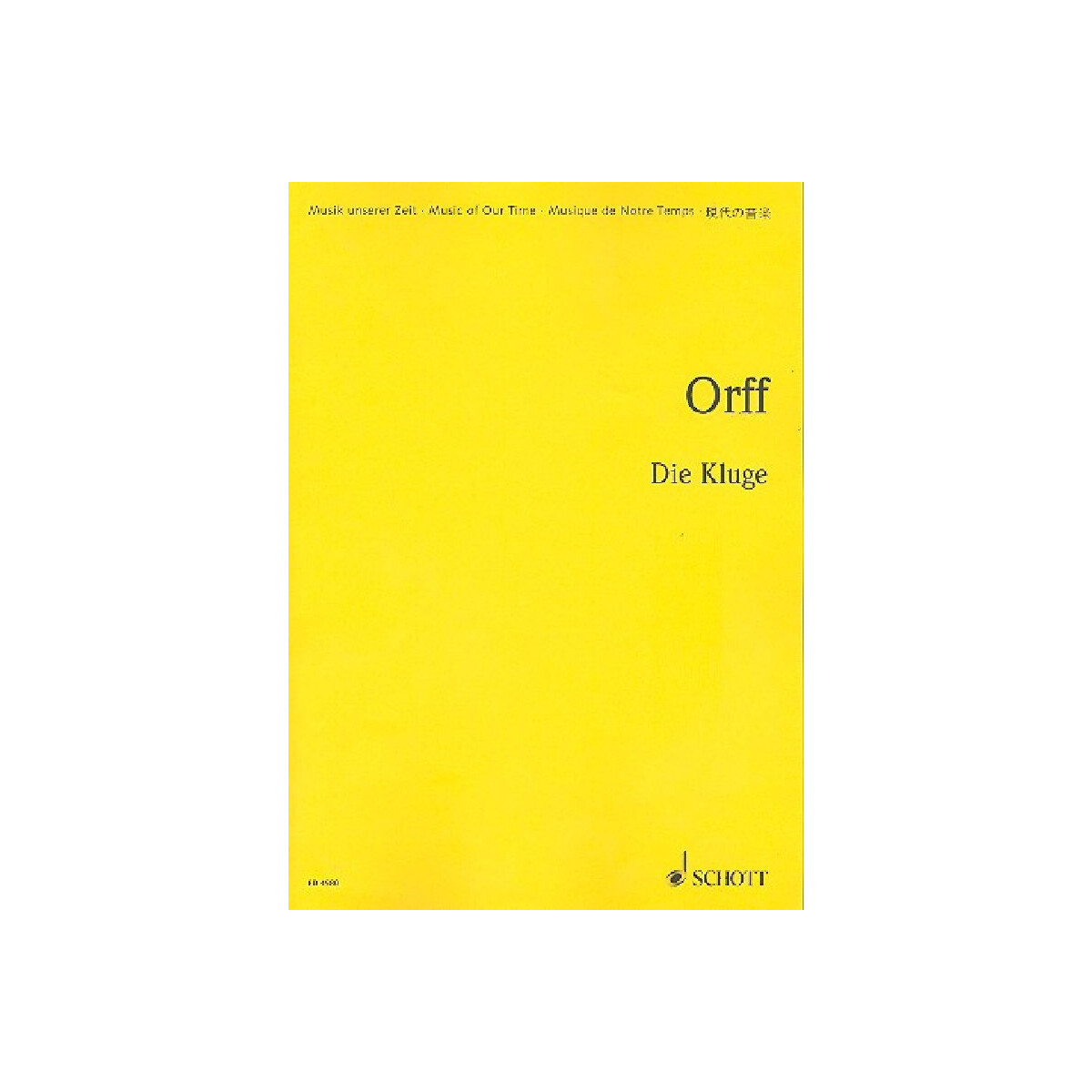 Die Kluge Studienpartitur