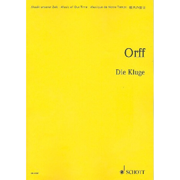 Die Kluge Studienpartitur