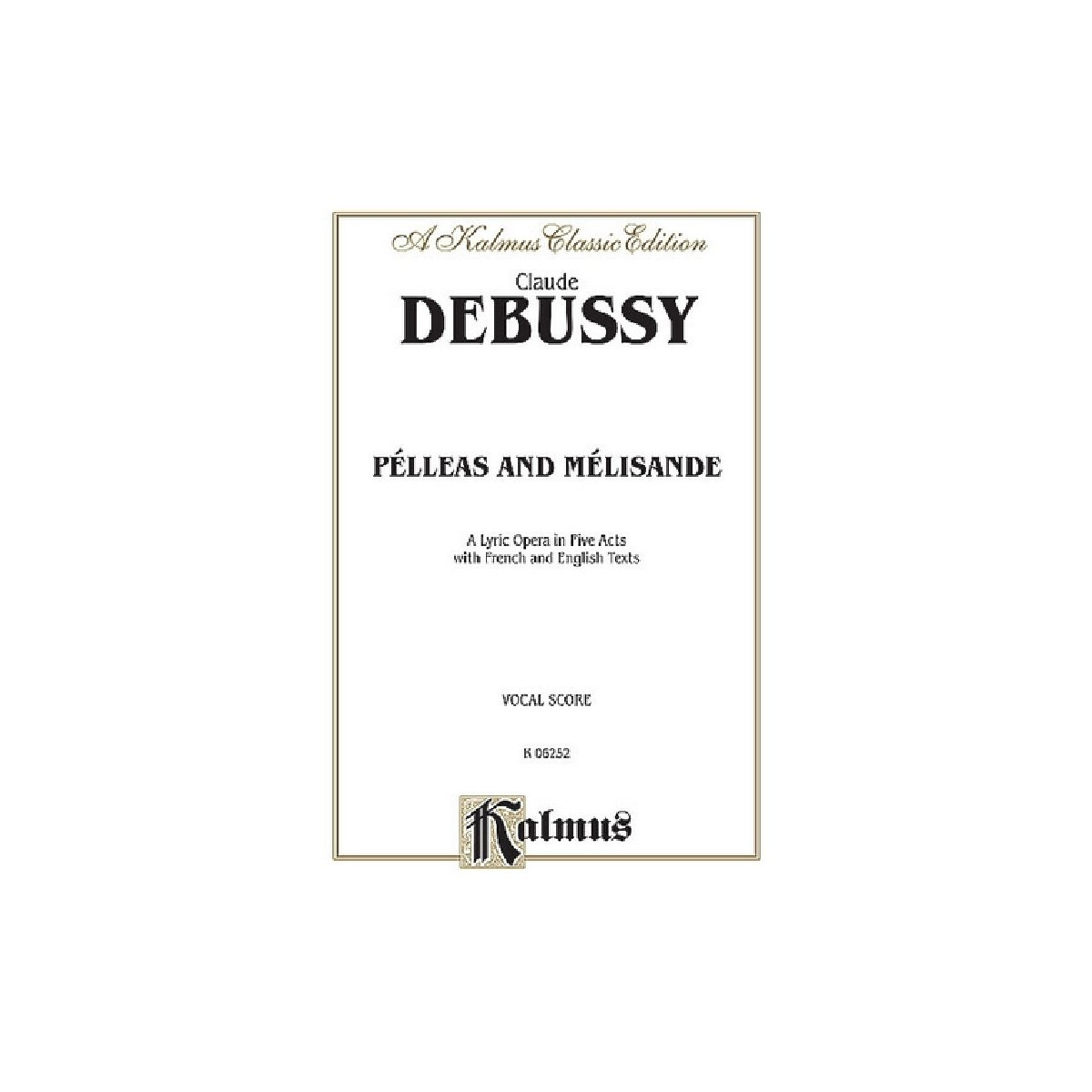 Pelleas et Melisande vocal score (fr) box