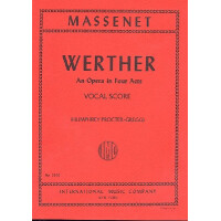 Werther vocal score