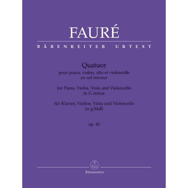Quartett op.45 für Klavier, Violine, Viola