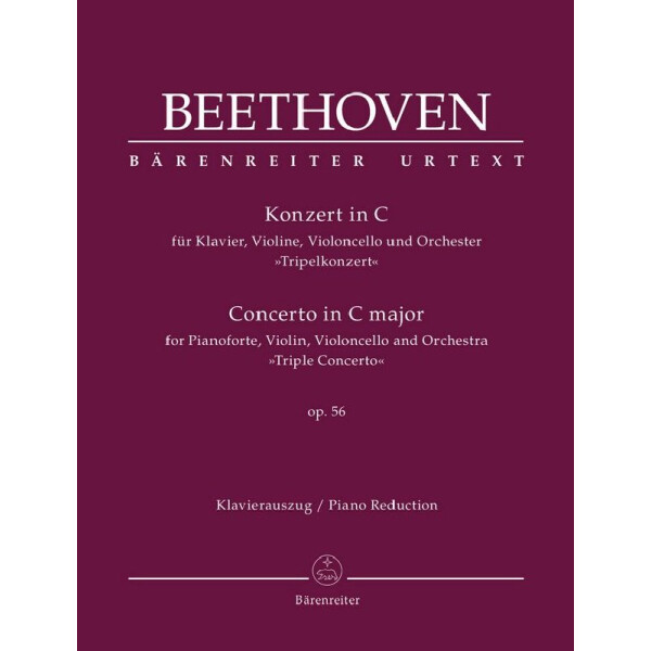 Konzert C-Dur op.56 für Violine, Violoncello, Klavier und Orchester