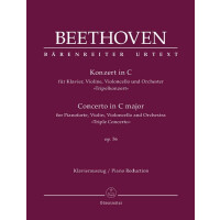 Konzert C-Dur op.56 für Violine, Violoncello, Klavier und Orchester