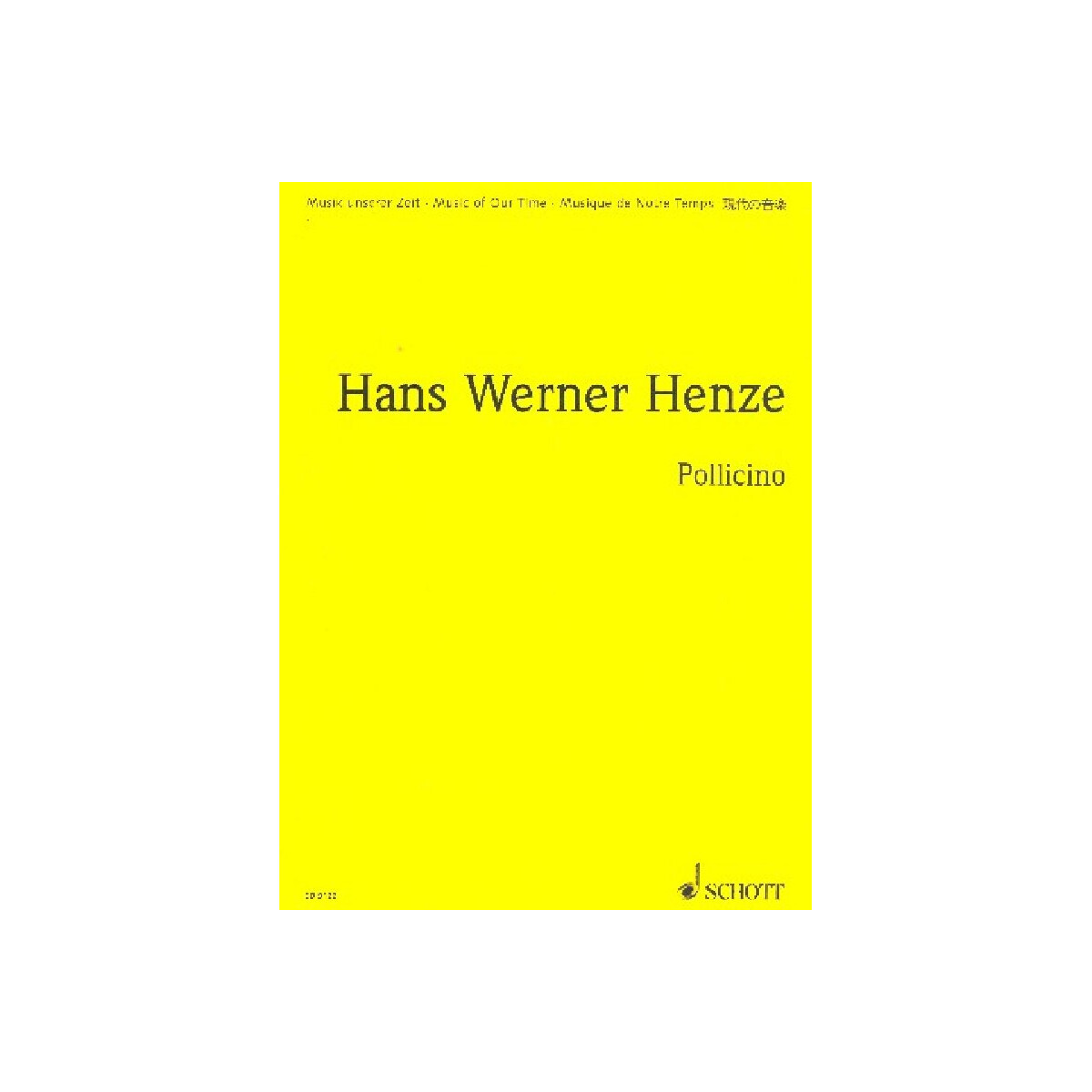 Pollicino für Darsteller und Instrumente