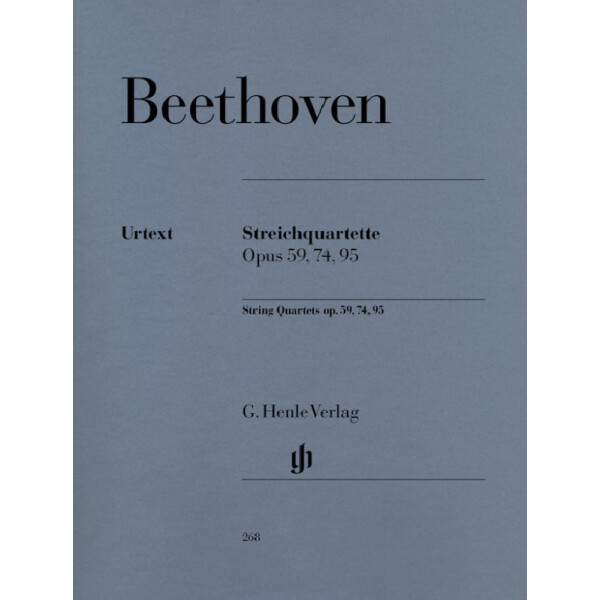 Streichquartette op.59, 74, 95