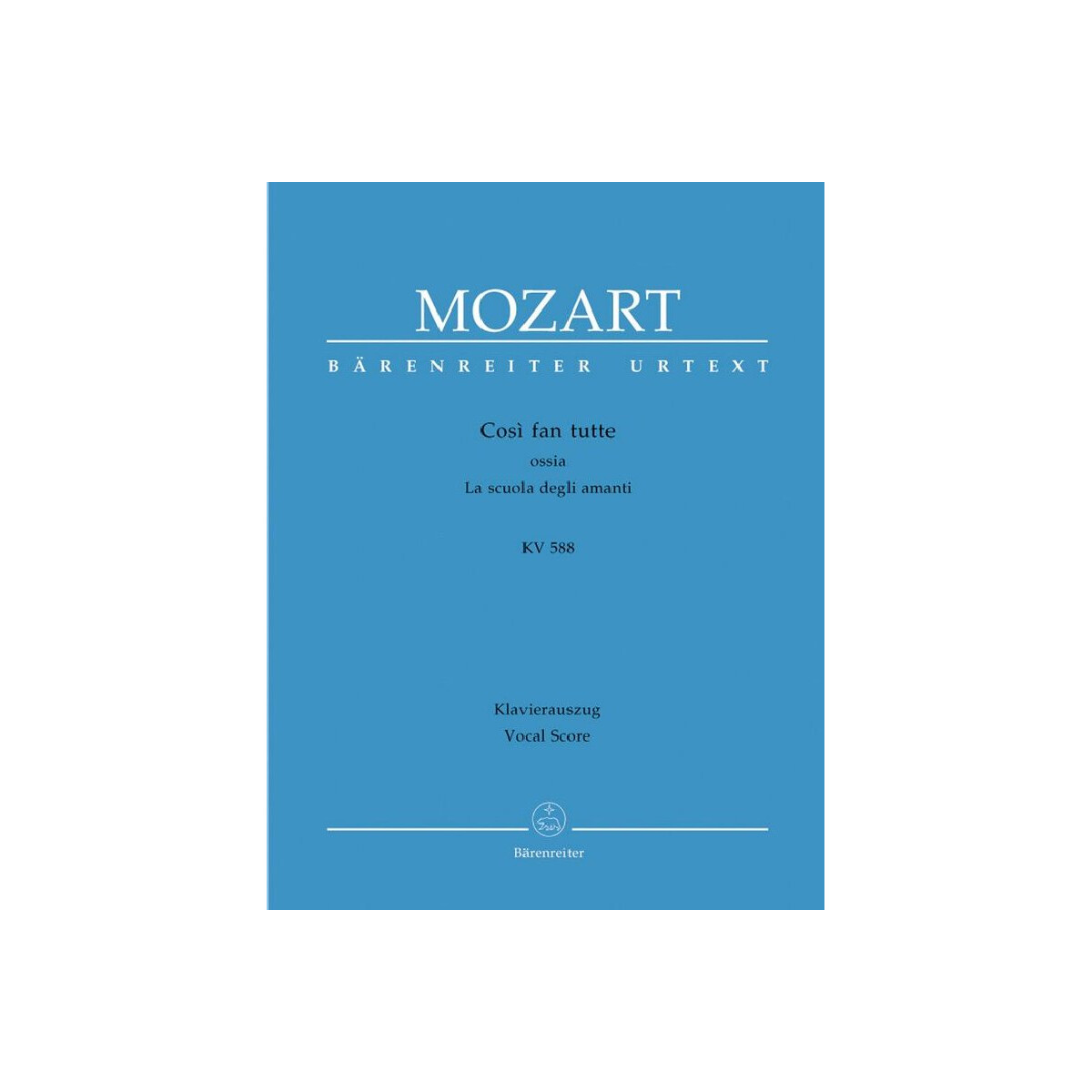 Così fan tutte KV588 Oper in 2 Ak box