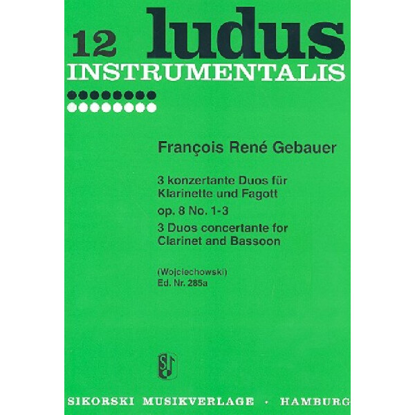 6 konzertante Duos op.8 Band 1