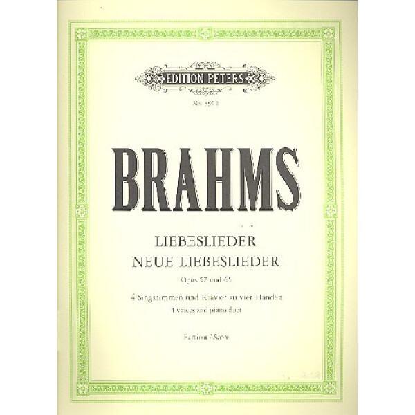 Liebeslieder op.52 und neue Liebeslieder op.65