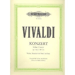 Konzert G-Dur op.3,3 RV310 für Violine, Streicher...
