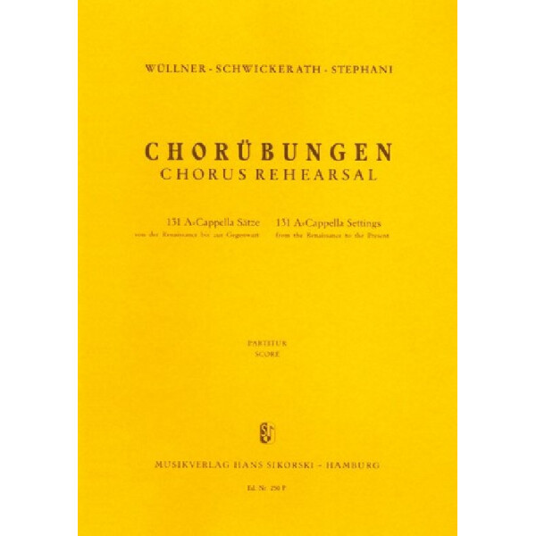 Chorübungen 131 drei- bis sech-