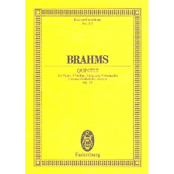 Quintett f-Moll op.34 für