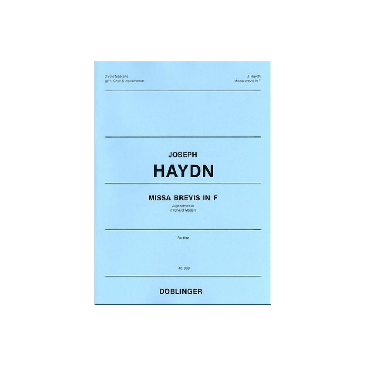 Missa brevis F-Dur Hob.XXII:1