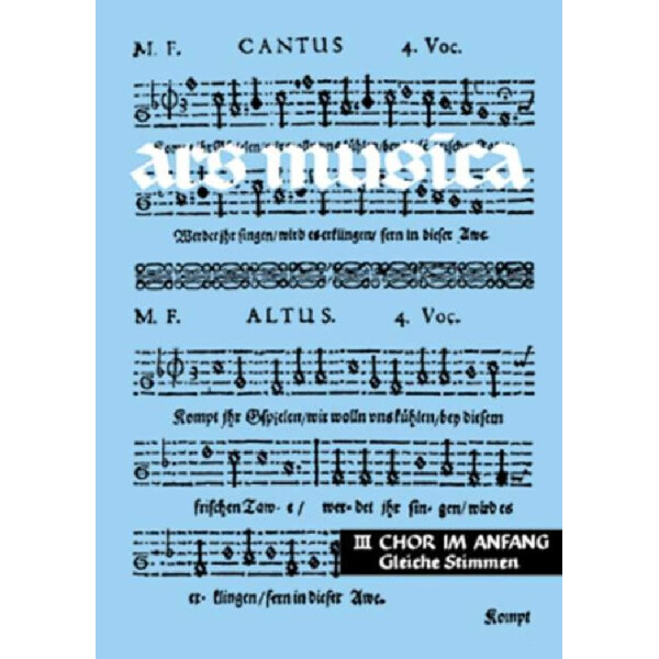 Chor im Anfang leichte Chorsätze
