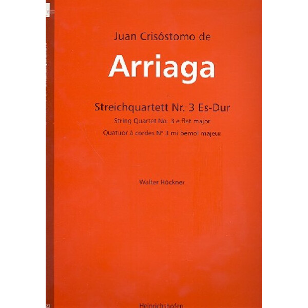 Streichquartett Es-Dur Nr.3