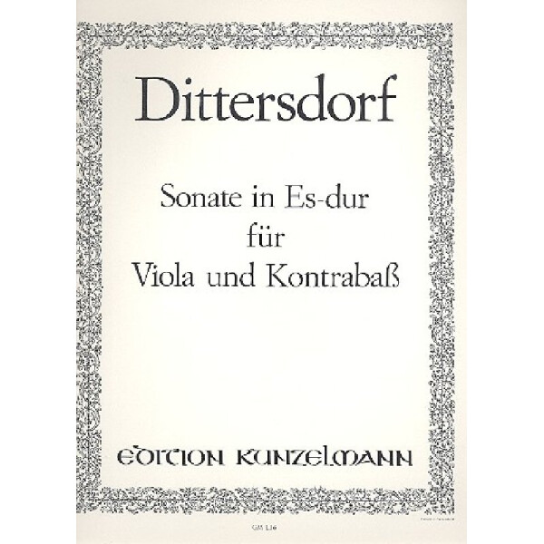 Sonate Es-Dur für Viola und