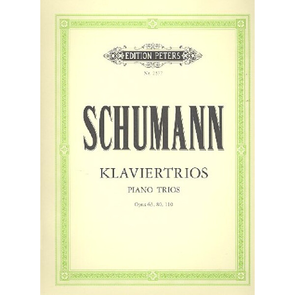 Klaviertrios op.63, op.80 und op.110
