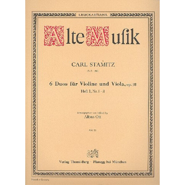 6 Duos op.18 Band 1 (Nr.1-3)